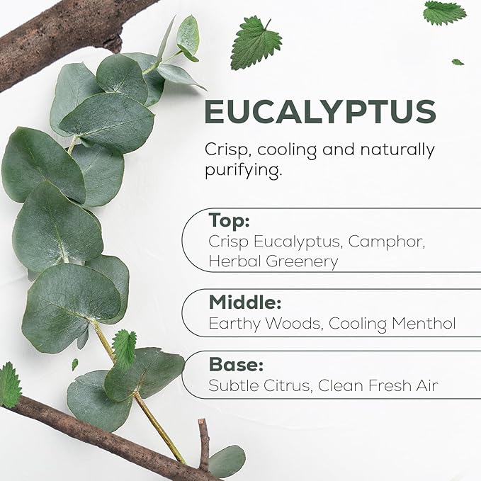 Aroma Country 100% Pure Eucalyptus Essential Oil ??Organic & Undiluted Diffuser Oil, Humidifier, Steam Room & Shower Aromatherapy ??Natural, Therapeutic Grade Oil for Skin, Sauna, & Home (4 Fl. oz)