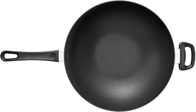 Scanpan Classic Induction 12 1/5 Inch Nonstick Wok ??Compatible with All Cooktops, Induction Ready, Metal Utensil Safe, Oven Safe to 500째F, Dishwasher Safe
