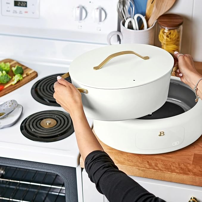 Beautiful 10-in-1 6 Qt Multi-Cooker with LED Digital Display ??Multi-Function Appliance for Rice, Steam, Slow Cook, Sear, Roast & Daily Meals, Nonstick Pot, Space-Saving Solution for Kitchen Cooking