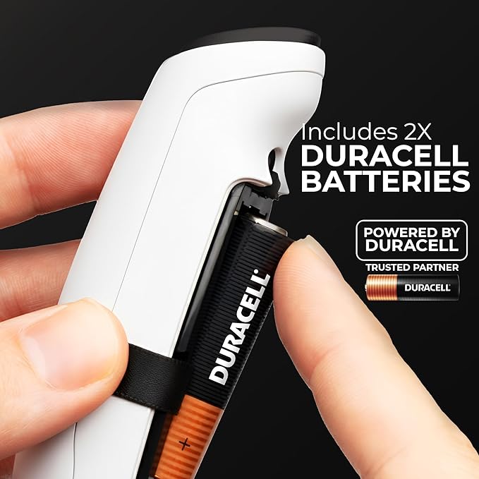 Zulay Kitchen Patented Tornado Triple Whisk Milk Frother with 4 Duracell Batteries ??Handheld Foam Maker for Coffee, Lattes, Matcha & Hot Chocolate ??Rich, Creamy Froth in Seconds
