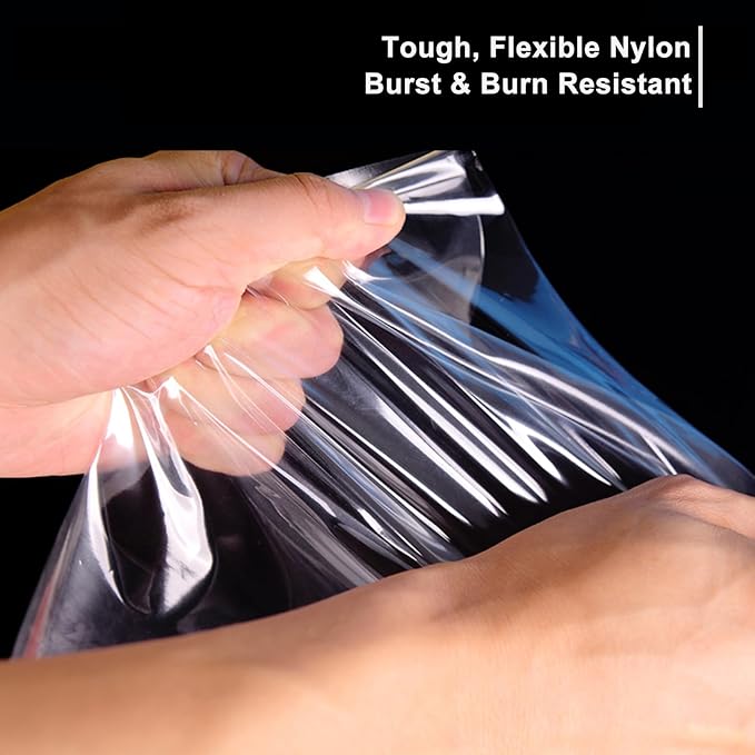 MAGIC SEAL Chamber Vacuum Sealer Bags Rolls - 10''x50' Smooth Vacuum Seal Rolls 2 Pack, BPA Free Great for Food Storage & Sous Vide, Non Textured, Not Compatible with FoodSaver-Type Sealers