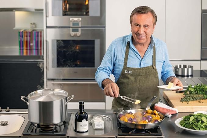 Sardel Daniel Boulud Kitchen - 10??Non Stick Pan - French Inspired Stainless Steel Frying Pan, Non Stick Skillet, Lightweight, Sturdy Heat Resistant Handle, Induction Compatible & Oven Safe