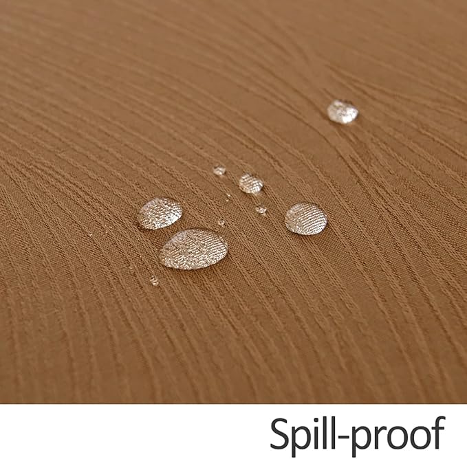 maxmill Harvest Jacquard Tablecloth Swirl Design Water Resistance Antiwrinkle Heavy Weight Soft Table Cloth for Fall Harvest Thanksgiving Parties Event Dinner Rectangle 60 x 84 Inch, Fall Leaf