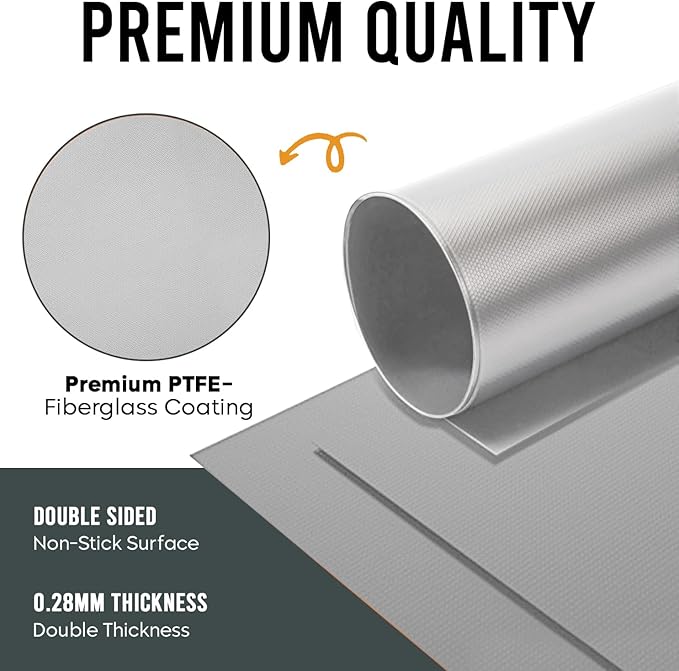 Non Stick Oven Liners for Bottom of Oven, 3 Pack Large Heavy Duty Mats, 17??x 25??BPA and PFOA Free Reusable Mat for Toaster Electric Gas Stove Microwave Charcoal or Gas Grills (Silver)