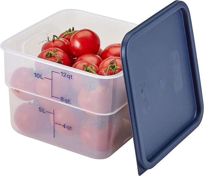 Cambro 12SFSPP190 12 qt Polypropylene Food Storage Container - CamSquare짰 Case of 6