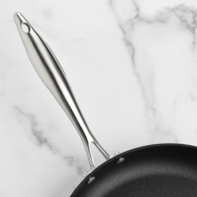 Scanpan CX+ 12.5" Fry Pan - Stratanium Plus Nonstick - 5-ply Stainless Steel