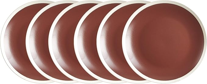 Rock Ridge Speckled Stoneware Dinnerware Set (18pc Set, Brown and Ivory)