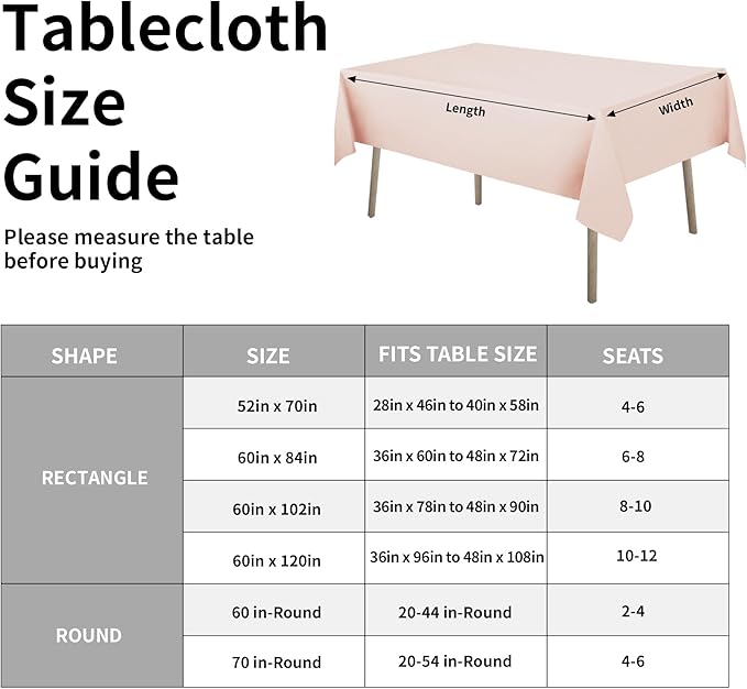 Easy-Going Faux Linen Waterproof Spill-Proof Tablecloth Stain Resistant Rectangle Table Cloth Wrinkle Free Decorative Fabric for Kitchen, Dining, Party, Weddings, Restaurants (60x102 in, Pink)