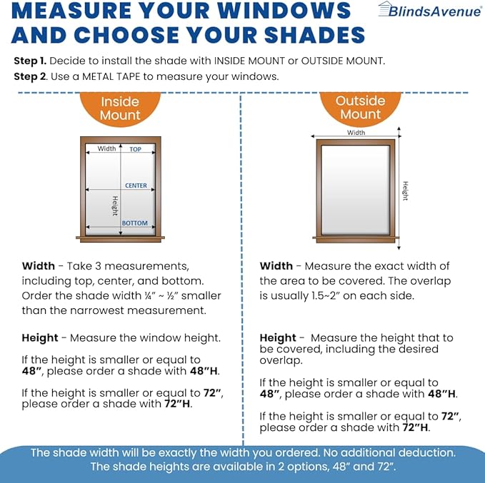 BlindsAvenue Cellular Honeycomb Cordless Shade, 9/16" Single Cell, Light Filtering, White Dove, Size: 64" W x 48" H