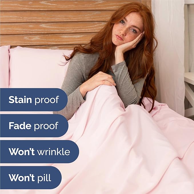 King 6 Piece Sheet Set - Cooling & Breathable Bed Sheets - Hotel Luxury Bed Sheets for Women, Men, Kids & Teens - Bedding w/Deep Pockets & Easy Fit - Soft & Wrinkle Free - King Lavender Pink Sheets