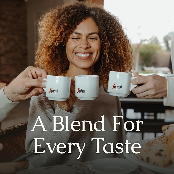 Segafredo Zanetti Ground Coffee ??Made with Arabica Coffee ??Medium Roast, Aroma of Fresh Berries, Hints of Sweet Floral & Cocoa ??Smooth, Medium-Bodied ??Crescendo, 10oz Bag, Pack of 6