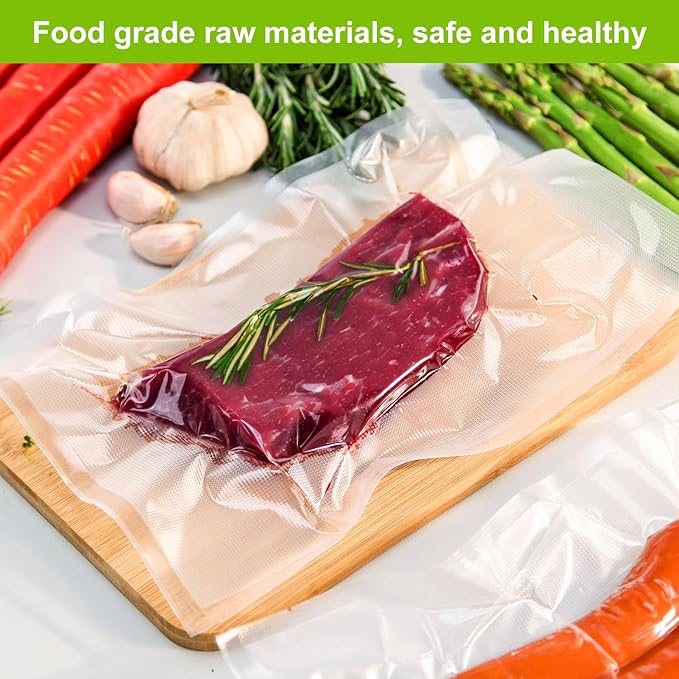 MAGIC SEAL Vacuum Sealer Bags, 3 Rolls 10?쇺?횞 16.4??Textured Vac Seal Bags for Food Storage or Sous Vide, BPA Free, Commercial Grade - NOT Work with MAGIC SEAL MS175 Vac Sealers