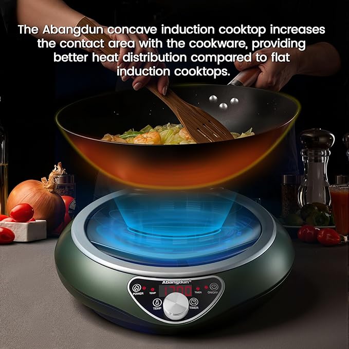 Induction Wok Cooktop竊?700W Electric Wok Portable Induction Single Burner Used For Home And Commercial