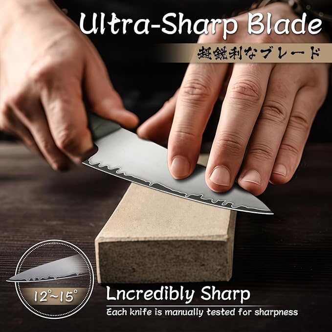 Purple Dragon Kitchen Utility Knife 5.1 Inch, Vg10 Steel Ultra Sharp Blade, Small Kitchen Fruit Paring Knife with Ergonomic Wooden Handle Christmas Gift for Men and Women