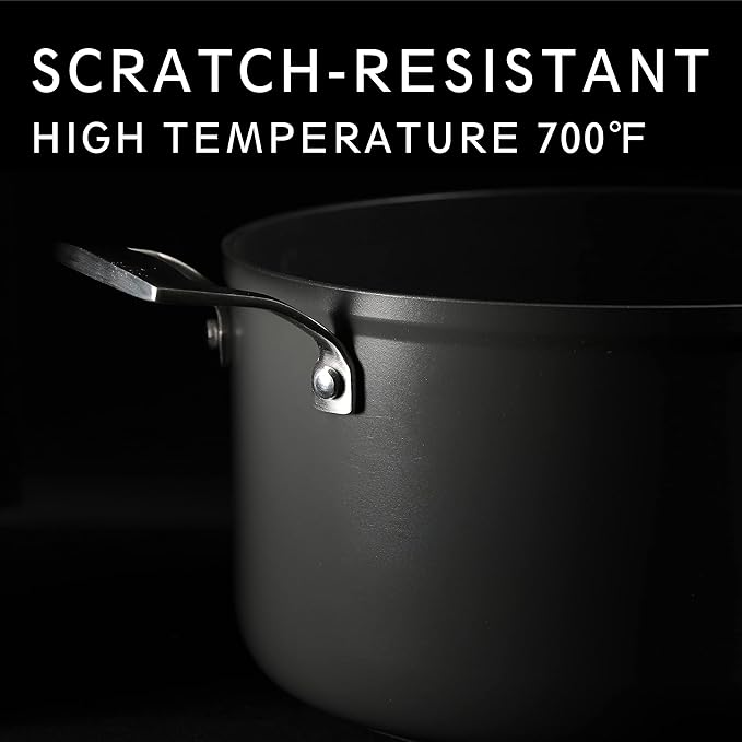 MsMk 12 1/2 inch Non Stick Frying Pan with Lid,Titanium and Ceramic Nonstick Large Skillet竊똕tay-Cool Handle,Scratch-resistant,Non-Toxic,Induction竊똃ishwasher Safe, Oven Safe to 700째F