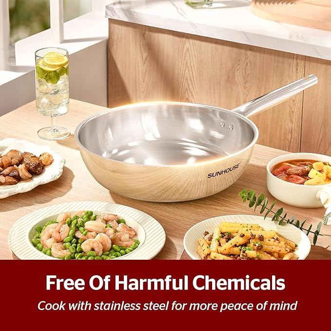 Sunhouse Pan for Cooking (FRY PAN (Basic), 10 inch)