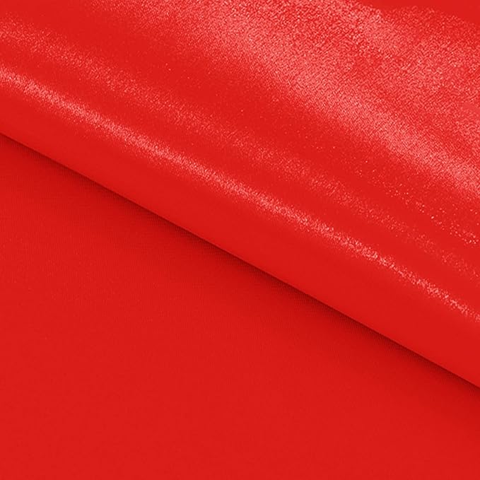 Yblut 10 Pack Satin Table Runner 12 x 108 Inch Long Red Silk Table Runner for Wedding Party Banquet Birthday Decoration