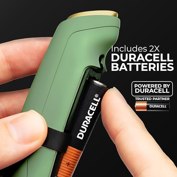 Zulay Kitchen Patented Tornado Triple Whisk Milk Frother with 4 Duracell Batteries ??Handheld Foam Maker for Coffee, Lattes, Matcha & Hot Chocolate ??Rich, Creamy Froth in Seconds