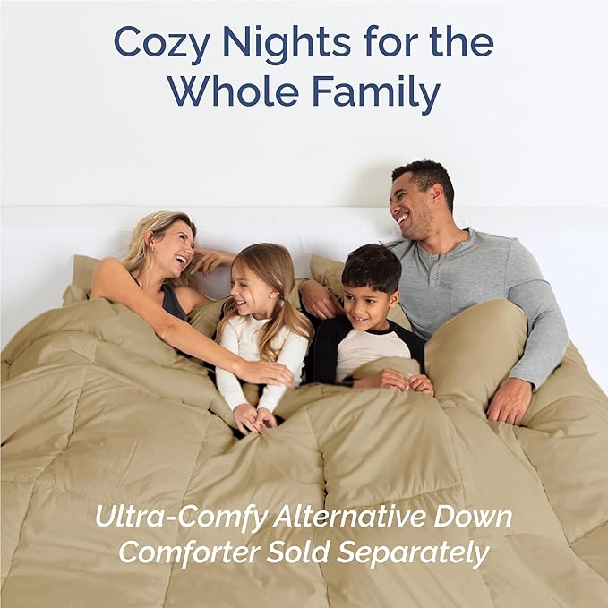 Full 6 Piece Sheet Set - Cooling & Breathable Bed Sheets - Hotel Luxury Bed Sheets for Women, Men, Kids & Teens - Comfy Bedding with Deep Pockets & Easy Fit - Soft and Wrinkle Free - Full Beige Sheets