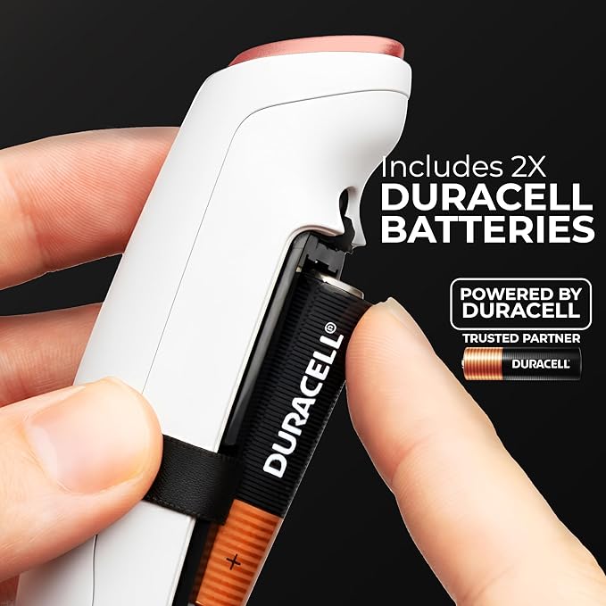 Zulay Kitchen Patented Tornado Triple Whisk Milk Frother with 4 Duracell Batteries ??Handheld Foam Maker for Coffee, Lattes, Matcha & Hot Chocolate ??Rich, Creamy Froth in Seconds