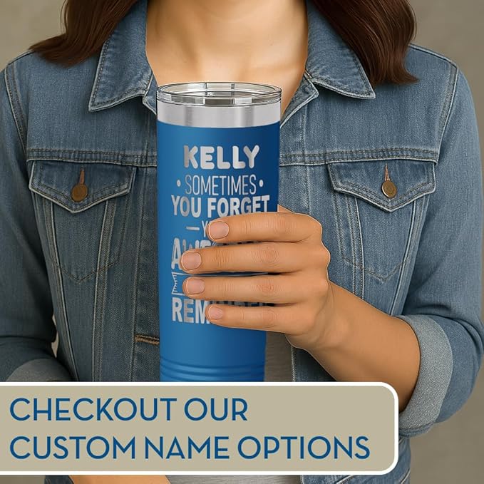 Spotted Dog Company Inspirational Tumbler, Inspirational Gifts for Men Dad Father Wife Sister Women, Birthday For Him Her, You?셱e Awesome Tumbler, Teacher Coworker Gifts 22oz Royal Blue