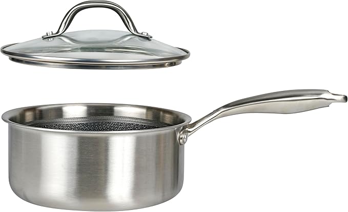 Servappetit 3qt Sauce w/Lid Hex Lining