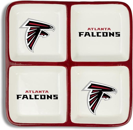 The Memory Company | Licensed NFL 4-Section Ceramic Plate