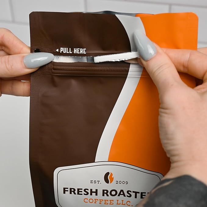 Fresh Roasted Coffee, FRC Light Roast Blend, 5 lb (80 oz), Kosher, Whole Bean