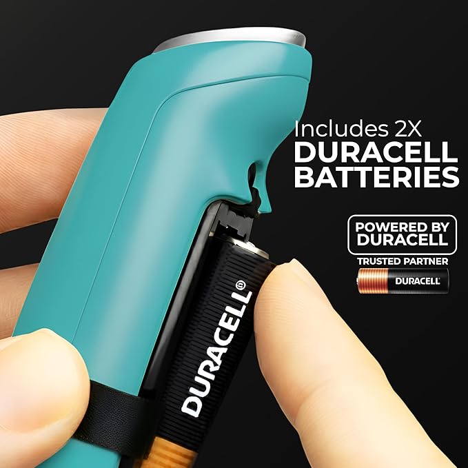 Zulay Kitchen Patented Tornado Triple Whisk Milk Frother with 4 Duracell Batteries ??Handheld Foam Maker for Coffee, Lattes, Matcha & Hot Chocolate ??Rich, Creamy Froth in Seconds
