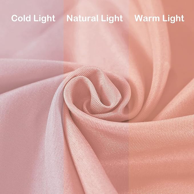 Cupuamon Rectangle Tablecloth 90x132 inch Washable Polyester Fabric Table Cloth for Wedding Party Dining Banquet Decoration（90x132, Dusty Pink）