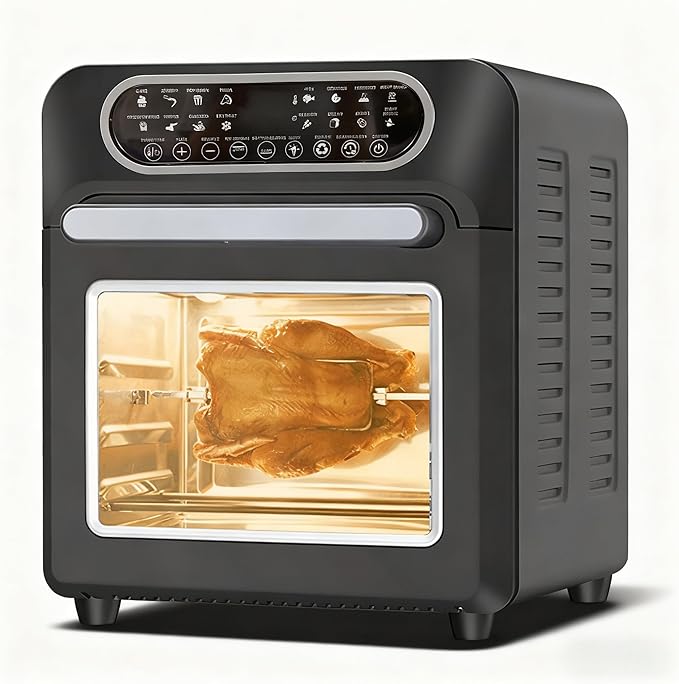 Air Fryer Toaster Oven, Countertop Convection Oven - 1700W Stainless Steel 950 Cubic Inches with Large Capacity, 24 Cooking Functions & Digital Controls for Baking, Roasting, Broiling, Reheating
