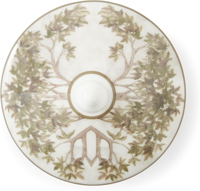 Spode Kit Kemp Tall Trees 10oz Sugar Bowl with Lid | Enchanted Forest Design | Porcelain | Dishwasher and Microwave Safe | For Tea and Coffee | Fabulous Gift | Home & Gathering Use