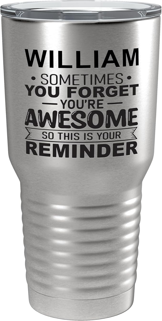 Personalized Inspirational Tumbler, Inspirational Gifts for Men Dad Father Wife Sister Women, Custom Birthday For Him Her, Customized You?셱e Awesome Tumbler, Teacher Coworker Gifts 30oz Stainless