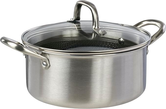 Servappetit 4QT Dutch Oven w/Top Hex Lining