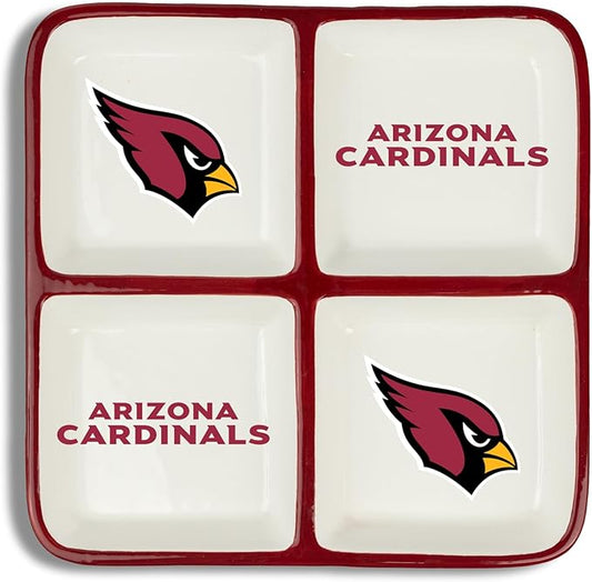 The Memory Company | Licensed NFL 4-Section Ceramic Plate