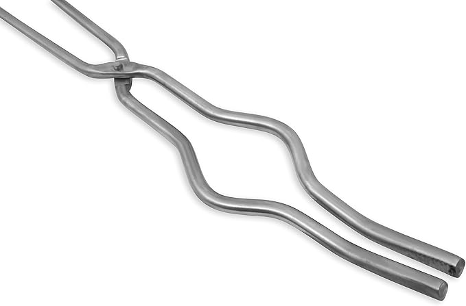 16??Crucible Tongs, Stainless Steel, Professional Grade