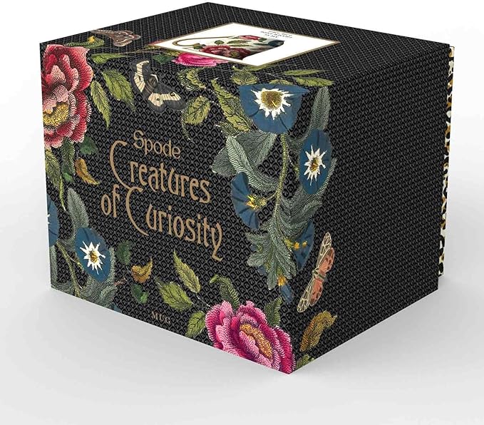 Spode Creatures of Curiosity Mug, Set of 4 ??12 Oz Fine China Coffee & Tea Cups ??Elegant Victorian-Inspired Drinkware Collection ??Assorted Designer Mugs for Kitchen & Dining D챕cor ??Dishwasher Safe