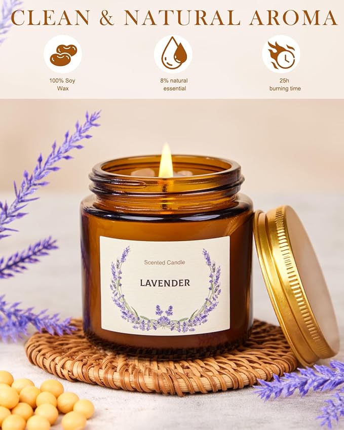 Scented Candle Gift Set for Women, 10 Pack Long Lasting Soy Wax Candles, Aromatherapy Candles for Home, Perfect Gifts for Birthday, Mother?셲 Day, Thanksgiving & Holidays