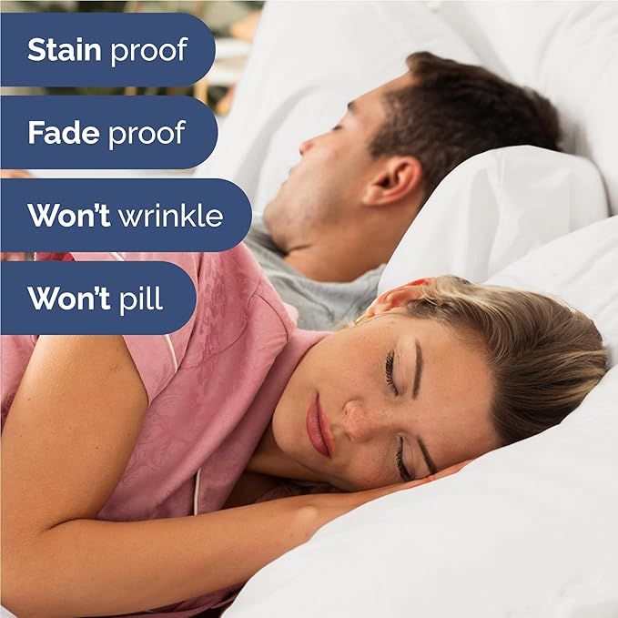 Twin XL 4 Piece Sheet Set - Cooling & Breathable Bed Sheets - Hotel Luxury Sheets for Women, Men, Kids & Teens - Sheets w/Deep Pockets & Easy Fit - Soft & Wrinkle Free - Twin XL Antique White Sheets