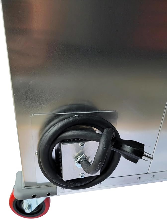 HeatMax 322758 Large Electric Commercial Food Warmer Holding Cabinet for 16 Full Size Pans, for Churches, Schools, Institutions - Made in USA with Service and Support - 120V Plug, Potluck