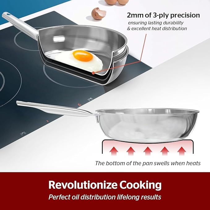 Sunhouse Pan for Cooking (FRY PAN (Basic), 10 inch)