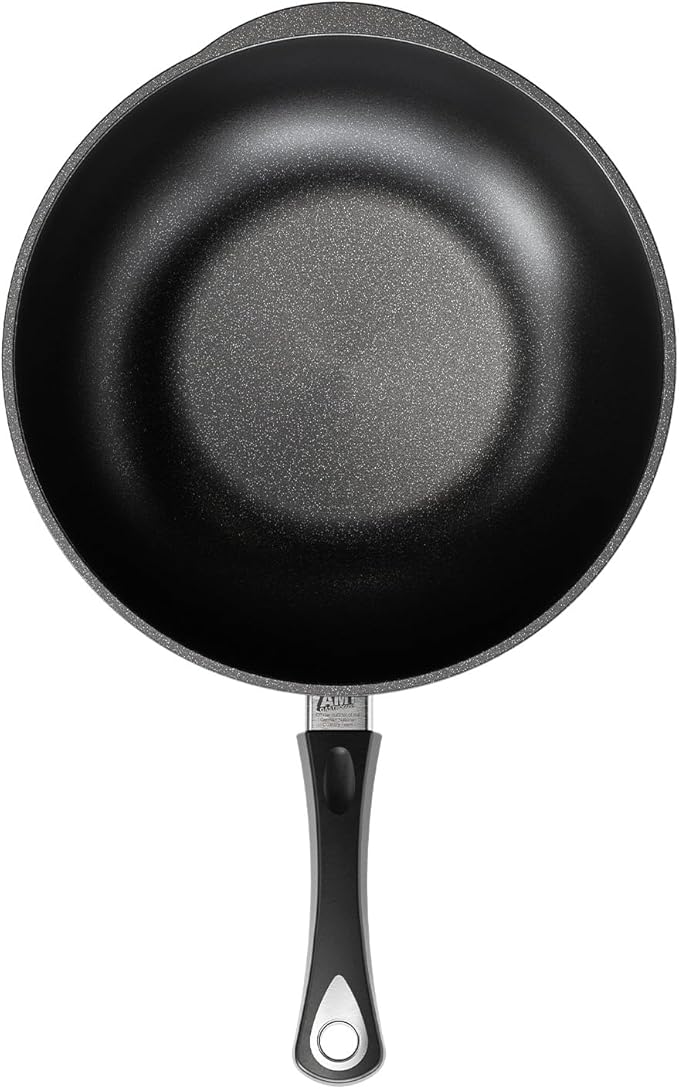 AMT Gastroguss The World쨈S [...] Extra Large Wok Non-Induction, Diameter 32 cm, Height 10 cm, cast Aluminium, Lotan짰 Non-Stick Coating, AMZN-1032S-US