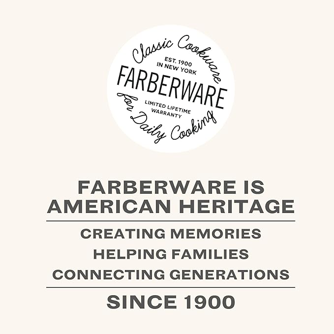 Farberware Classic Series Anniversary Edition Stainless Steel Saut챕 Pan and Lid with Helper Handle, Induction Suitable, 6 Quart Jumbo Cooker, Metal Utensil Safe - Stainless Steel