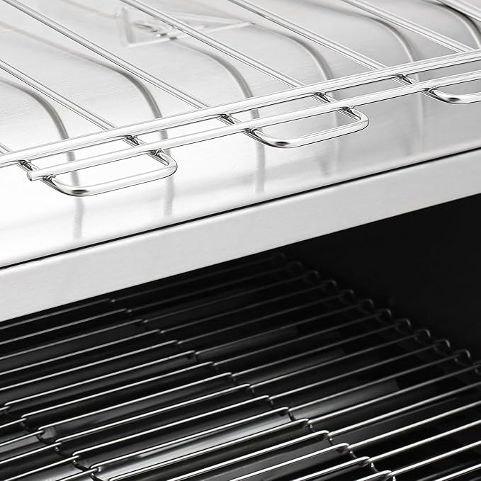 1900W Commercial Conveyor Toaster, 1-7 Gears Electric Stainless Steel Restaurant Toaster Oven with Grid & Crumb Tray Maximum Heating 300째C/572째F for Restaurants, Hotels (300 Slices/Hour)