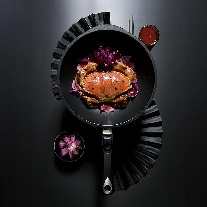 AMT Gastroguss The World쨈S [...] Extra Large Wok Non-Induction, Diameter 32 cm, Height 10 cm, cast Aluminium, Lotan짰 Non-Stick Coating, AMZN-1032S-US