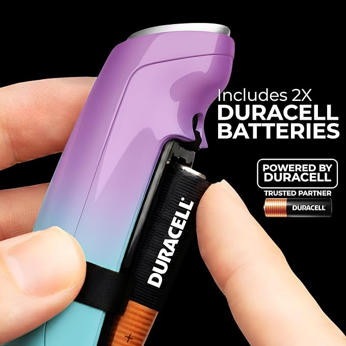Zulay Kitchen Patented Tornado Triple Whisk Milk Frother with 4 Duracell Batteries ??Handheld Foam Maker for Coffee, Lattes, Matcha & Hot Chocolate ??Rich, Creamy Froth in Seconds