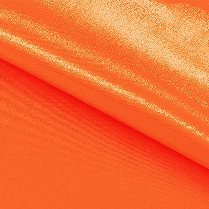 Yblut 10 Pack Satin Table Runner 12 x 108 Inch Long Orange Silk Table Runner for Wedding Party Banquet Birthday Decoration
