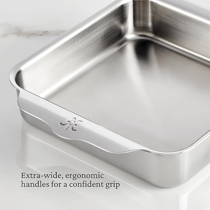 Hestan Provisions OvenBond ??8" x 8" Stainless Steel Square Baker Pan (Pack of 2)
