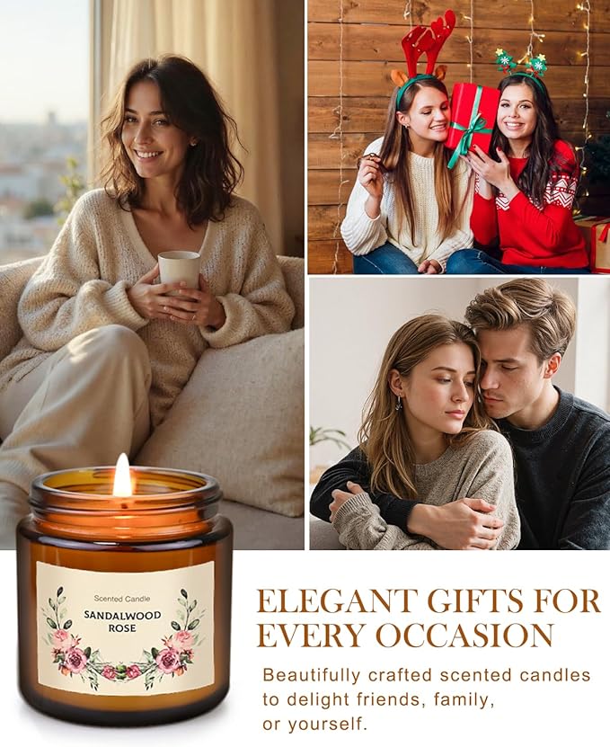 Scented Candle Gift Set for Women, 10 Pack Long Lasting Soy Wax Candles, Aromatherapy Candles for Home, Perfect Gifts for Birthday, Mother?셲 Day, Thanksgiving & Holidays