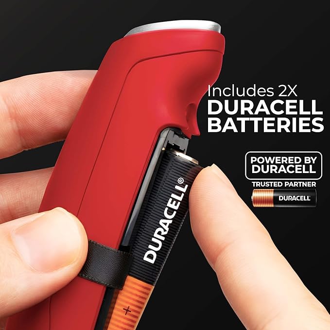 Zulay Kitchen Patented Tornado Triple Whisk Milk Frother with 4 Duracell Batteries ??Handheld Foam Maker for Coffee, Lattes, Matcha & Hot Chocolate ??Rich, Creamy Froth in Seconds
